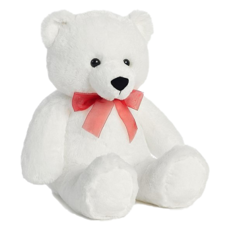 White Teddy Bear PNG Picture