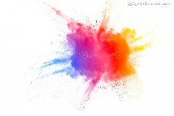 color explosion Holi Picsart