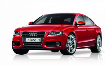 Red Audi Car PNG HD Vector I