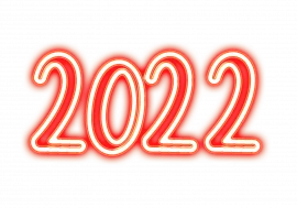 2022 Red Neon PNG - Happy Ne