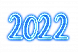 2022 Neon Blue Color PNG - H