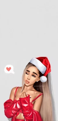 Ariana Grande Christmas Wall