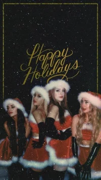 Ariana Grande Christmas Wall
