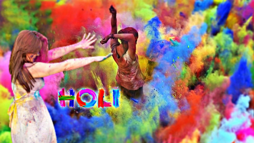 Happy Holi Editing with Girl