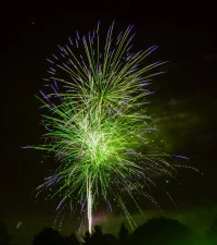 Happy Diwali Green sparkling
