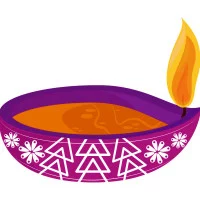 Happy Diwali Diya Deepak Wis