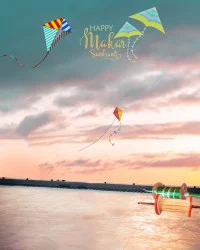 Happy makar sankranti background with creative sweet pot and kite 1937242  Vector Art at Vecteezy