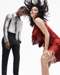 Kylie Jenner with Travis Sco