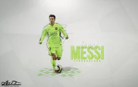 Lionel Messi Hair Style Wall