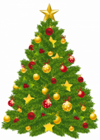 Merry Christmas Tree PNG (69