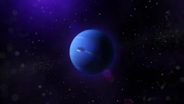 Neptune HD Space Nature Wall