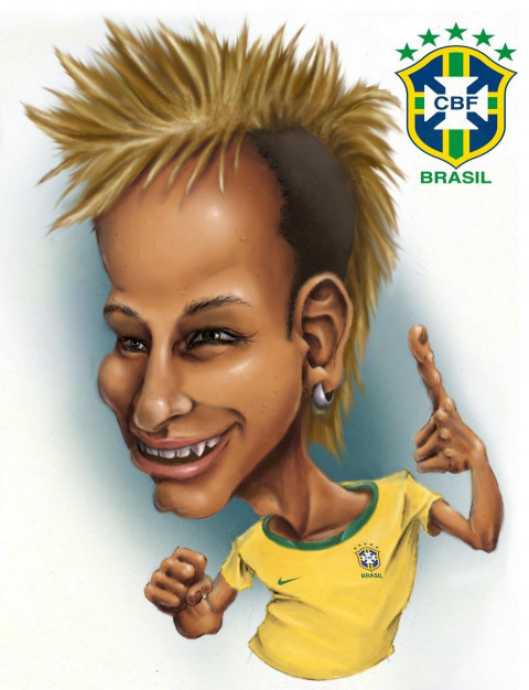 Neymar cartoon wallpapers Ph