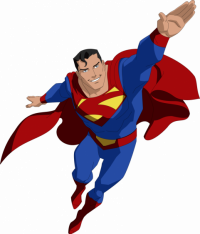 Superman Flying HD PNG Image