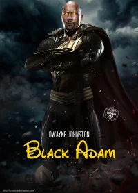 The Rock - Black Adam Art Wa