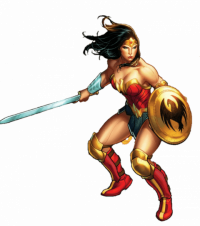 Wonder Woman logo PNG HD - T