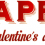 Happy Valentines day Ribbon text PNG  (2)