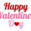 Happy Valentines Day Love Text PNG (4)