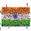 Hindustani pattern Indian Flag PNG Transparent Image (3)