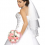 Wedding Lady Girl with flowers PNG