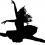 Dancer dancing shadow girl Png Transparent HD (4)