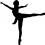Dancer dancing shadow girl Png Transparent HD (7)