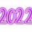 2022 Violet Color PNG - Happy New Year Transparent Image free Download Dowwnload Photo