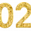 2022 Golden Color PNG - Happy New Year Transparent Image free download File