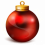 Red Balls Ornament Merry Christmas Day PNG
