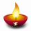 Diwali Burning Diya PNG Clipart Vector (2)