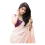 Off White Saree Girls PNG Full HD Download - Transparent Image free Girl