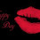 Cute Kiss Day for Valentine's Day Wish Image