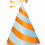 Colorful Birthday Party Hat - Transparent PNG Image