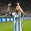 Lionel Messi celebrating Raising hand in sky for Argentina FIFA World Cup 2022 Qatar Full HD Wallpaper | Photo Image Picture Status Profile