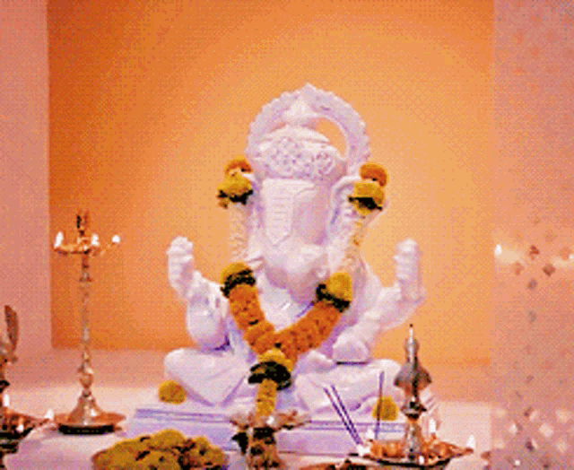 Happy Ganesh Chaturthi Wishes GIF Images Download Animated Pics 