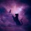 Purple Cat Wallpapers Full HD Download Wallpaper