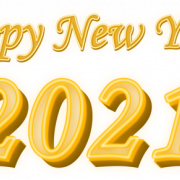 Happy new year 2021 Text PNG Transparent Image Download Picture
