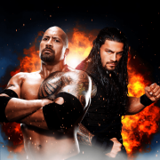 The Rock with Roman Reigns