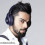virat kohli wearing headphone in handsome and cool look pic HD