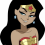Wonder Woman logo PNG HD - Transparent Cartoon (11)